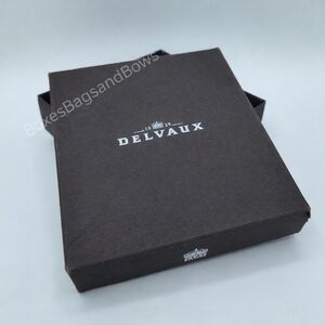Delvaux Empty Gift Box | Authentic Luxury Packaging Storage Display